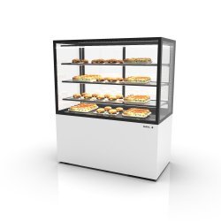 Vitrina calor seco IN120/80-140C blanca | Exposición impecable y diseño premium