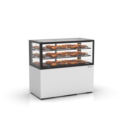 Vitrina calor seco IN120/50-110C blanca | Visibilidad y control térmico para productos calientes