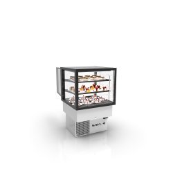 Vitrina Drop-In refrigerada DP60-50G | Doble cristal, frío ventilado y sistema Grab & Go