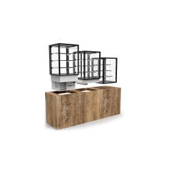 Vitrina Drop-In refrigerada DP60-80G | Alta visibilidad, LED y sistema Grab & Go