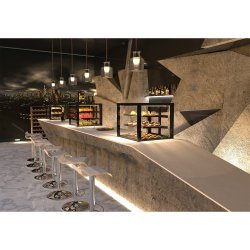 Vitrina Drop-In refrigerada DP60-80G | Alta visibilidad, LED y sistema Grab & Go