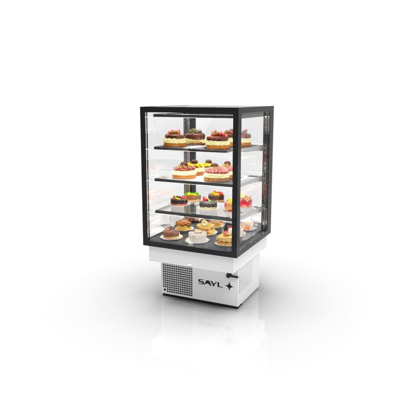Vitrina Drop-In refrigerada DP60-80 blanca | Conservación óptima con LED y frío ventilado Vitrina Drop-In refrigerada DP60-80 blanca | Conservación óptima con LED y frío ventilado