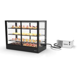 Vitrina refrigerada IN120-90RA blanca con grupo remoto, cristal templado y control táctil profesional