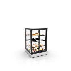 Vitrina refrigerada IN60-90RA blanca con grupo remoto, LED y control táctil profesional