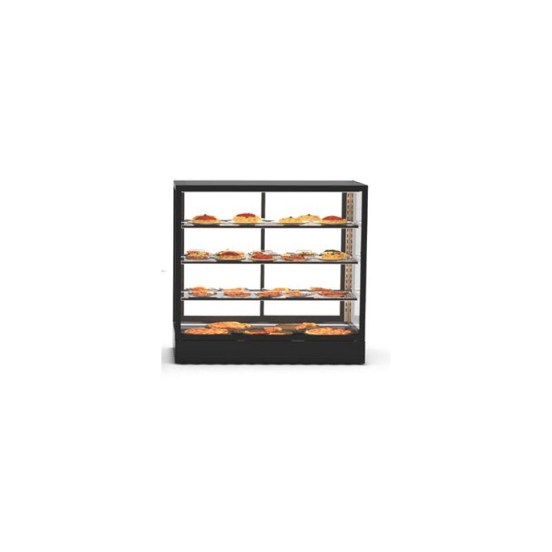Vitrina sobremostrador IN100-90CG blanca con calor seco y frontal grab & go para hostelería profesional Vitrina sobremostrador IN100-90CG blanca con calor seco y frontal grab & go para hostelería profesional