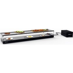 Vitrina refrigerada sobremostrador negra Logic Tapas VTLG8GRP | grupo remoto para 8 GN 1/3