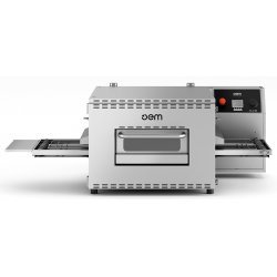 Horno de gas para pizza OEM Tunnel ventilado TLV45 Digital cinta 45 cm