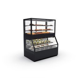 Vitrina Combi COF5C refrigerada y con calor seco con 3 estantes regulables
