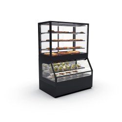 Vitrina combi COF8C con 4 estantes regulables y sistema frío-calor integrado