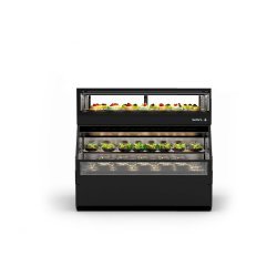 Vitrina Combi COF2F refrigerada con 1 estante regulable y doble cristal térmico