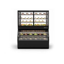 Vitrina Combi COF8AF refrigerada con 4 estantes regulables y puertas correderas
