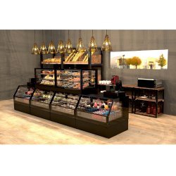 Vitrina Combi COF8AF refrigerada con 4 estantes regulables y puertas correderas