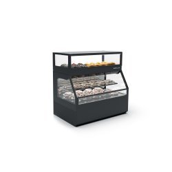 Vitrina Combi COF2N con módulo neutro y calor seco con 1 estante regulable y puertas correderas