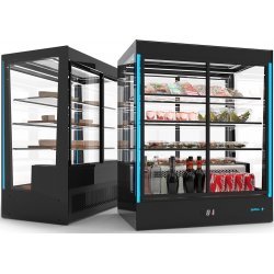 Vitrina refrigerada Sayl Pak PAK-RAA compacta para hostelería con frío ventilado y doble acceso corredizo