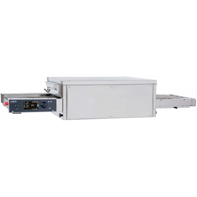 Horno para pizza de cinta estático OEM Tunnel TL108L/1 LCD Digital cinta 80 cm