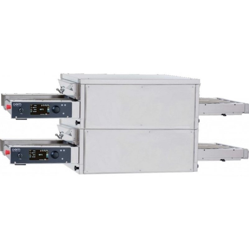 Horno para pizza de cinta estático OEM TL105L/2 LCD Digital cinta 50 cm