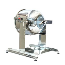 Mezcladora manual de sobremesa para polvos alimentarios, químicos o cosméticos con cuba de 20l