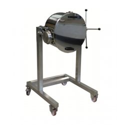 Mezcladora manual de sobremesa para polvos alimentarios, químicos o cosméticos con cuba de 60l