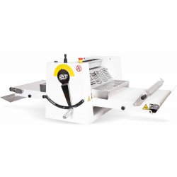 Laminadora de masa de sobremesa PM500 con rodillos de 500 mm y capacidad de 8 kg