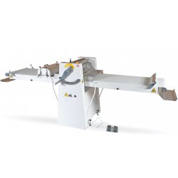 Laminadora de masa PM600 profesional de acero con rodillos ajustables y cintas a velocidad variable