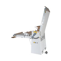 Laminadora de masa PM600 profesional de acero con rodillos ajustables y cintas a velocidad variable Laminadora de masa PM600 profesional de acero con rodillos ajustables y cintas a velocidad variable