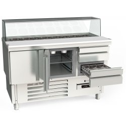 Mesa fría para ensaladas GN1/1 MFS-140C