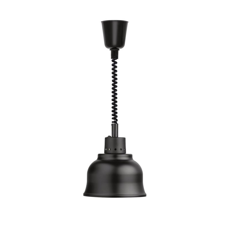 Lámpara de calor Classic de aluminio negro extensible hasta 175cm Lámpara de calor Classic de aluminio negro extensible hasta 175cm