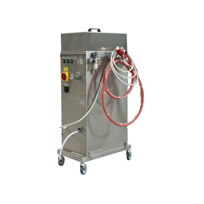 Rociadora de chocolate de alta capacidad 18kg con 2 pistolas dispensador automático Rociadora de chocolate de alta capacidad 18kg con 2 pistolas dispensador automático