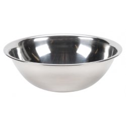 Bol inox semi-esférico