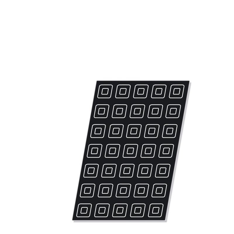 Molde Flexipan en forma de Savarins cuadrados