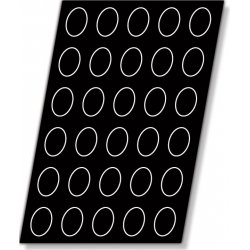 Molde Flexipan en forma de Óvalos