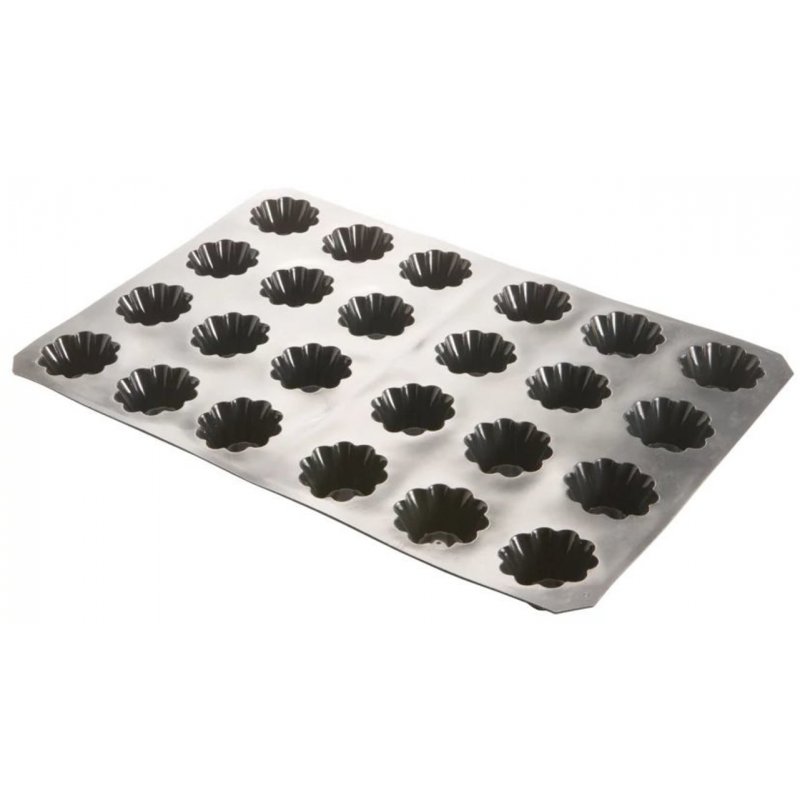 Molde de silicona de 60 x 40 centímetros en forma de Briochette de 7,9 centímetros