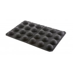 Molde de silicona de 60 x 40 centímetros en forma de Semi-esferas de 7 centímetros