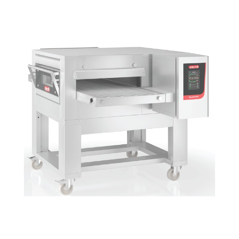 Horno de pizza de cinta o túnel Zanolli Synthesis 08/50 Touch ventilado a gas para pizza, pan, pastelería y gastronomía