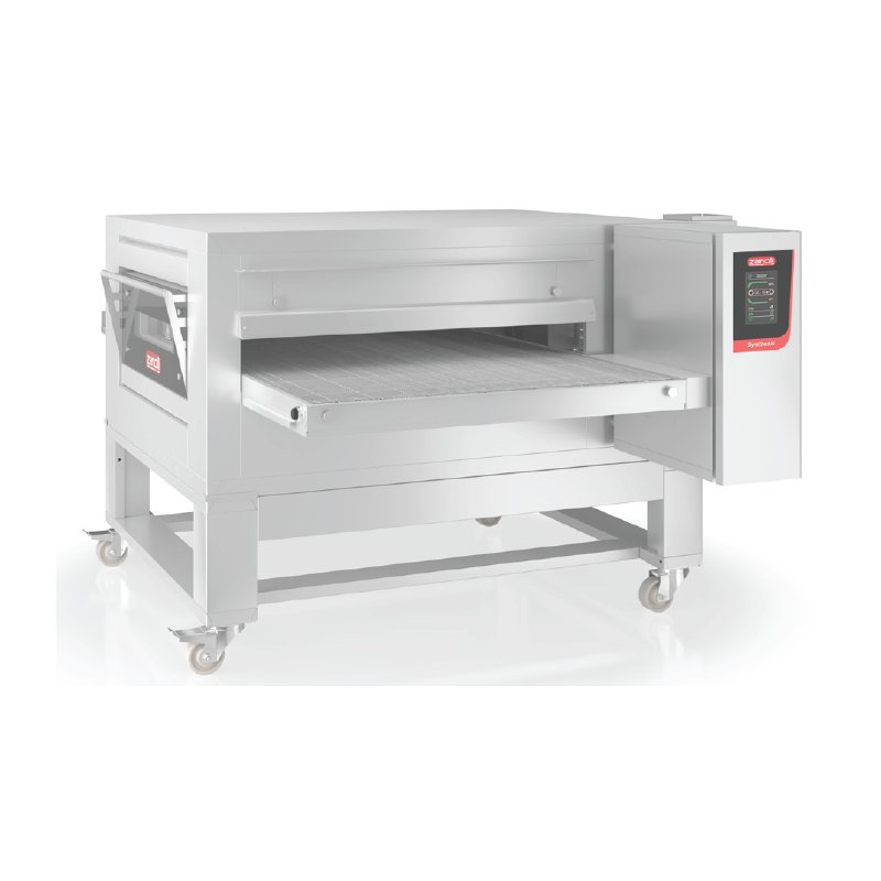 Horno de pizza de cinta o túnel Zanolli Synthesis 12/100 Touch ventilado eléctrico para pizza, pan, pastelería y gastronomía