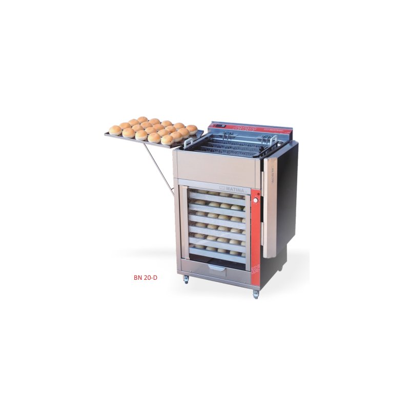 Freidora para donut BN 20 con fermentadora