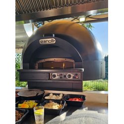 Horno eléctrico Zanolli AVGVSTO PR12 con base giratoria para pizzas tradicionales  y gastronomia