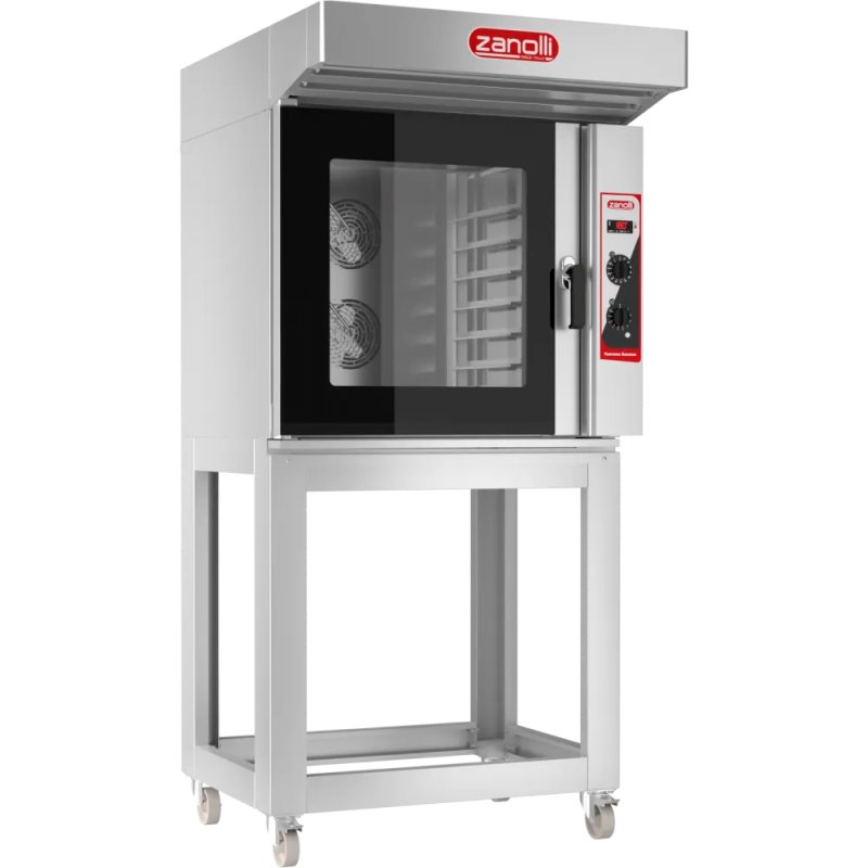 Horno de conveccion eléctrico Zanolli Teorema Anemos 6 para pastelería y panadería