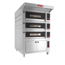 Horno eléctrico Zanolli Teorema Polis 4 MC18 para pizza, pan y pastelería