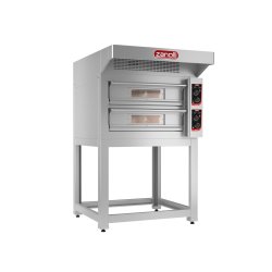 Horno en linea para fabricar pizza eléctrico Zanolli Citizen MC EP 4+4