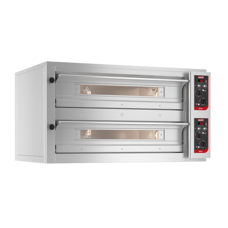 Horno en línea para fabricar pizza eléctrico Zanolli Citizen 6+6 MC EM