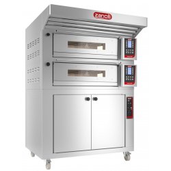 Horno eléctrico Zanolli Teorema Polis IOT 2 MC18 para pizza, pan y pastelería
