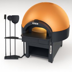 Horno a gas Zanolli AVGVSTO PR12 Touch IOT con base giratoria para pizzas tradicionales y gastronomia