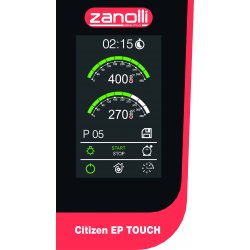 Horno de pizza napolitano eléctrico Zanolli Citizen 6 MC Touch 450ºC