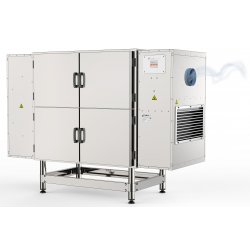 Deshidratador industrial BioMast Base WIFI de 40 bandejas 70x50 con control de humedad y pantalla táctil programable