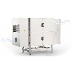 Deshidratador industrial BioMast Base Twin Wifi de 40 bandejas 70X50 de doble flujo y pantalla táctil programable