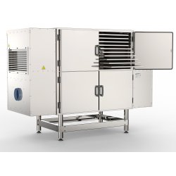 Deshidratador industrial BioMast Base Twin Wifi de 40 bandejas 70X50 de doble flujo y pantalla táctil programable