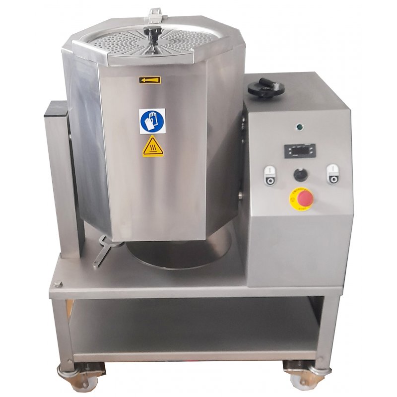 Cocedor con mezclador y basculación de alta temperatura MC15VSR con Soporte y Ruedas