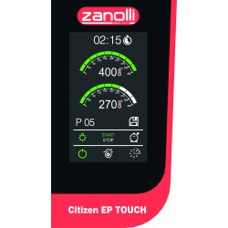 Horno de pizza eléctrico Zanolli Citizen MC EP 4+4 Touch Bicamara