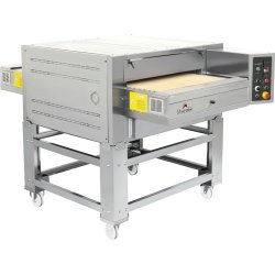 Horno de túnel estático Italforni con cinta de piedra de 45 cm eléctrico